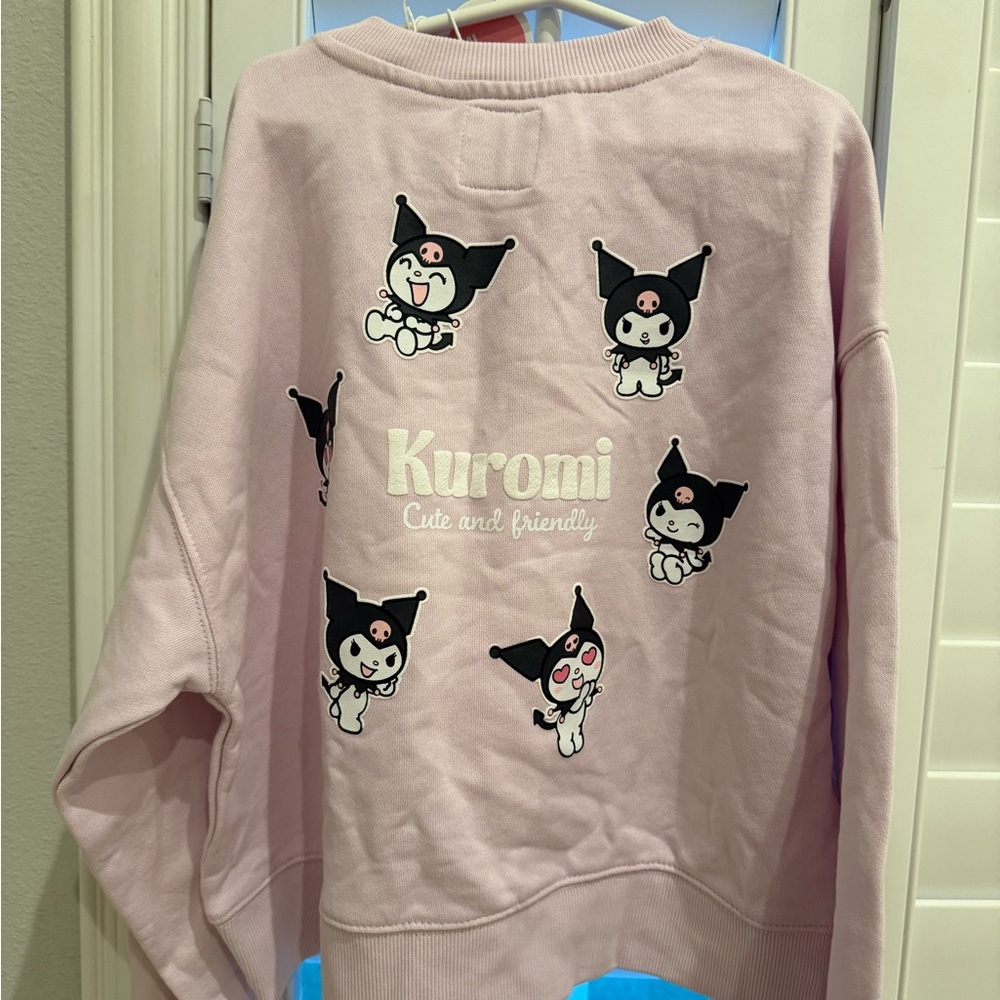 Sanrio Kuromi Pink Crew Neck Sweater Zara - Picture 3 of 6